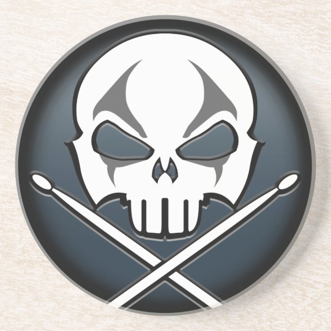 Portas copos de tambor com Porta copos de metal pe (Frente)