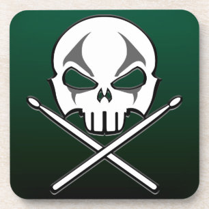 Portas copos de tambor com Porta copos de metal pe