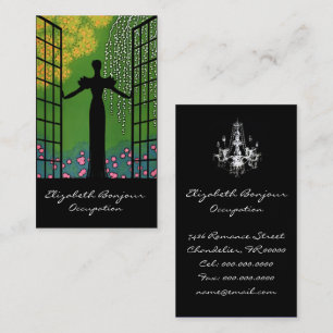 Portas de abertura - cartão de visita