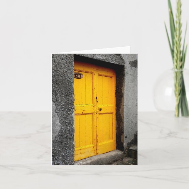 Portas do cartão de nota de Cinque Terre (Frente)