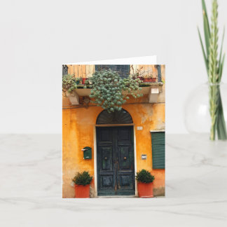 Portas do cartão de nota de Cinque Terre