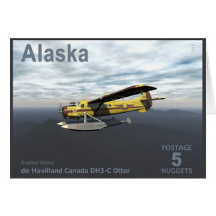Porte postal de Alaska - lontra de de Havilland