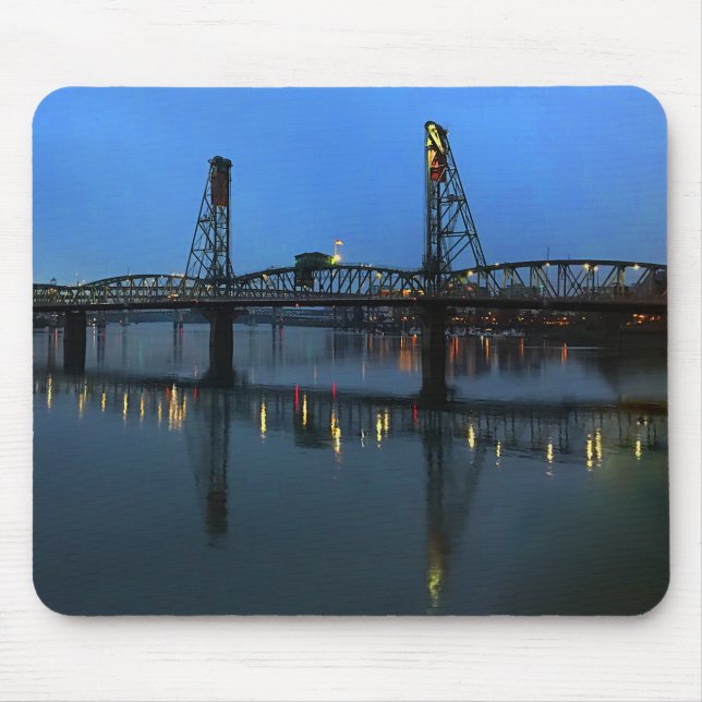 Portland Hawthorne Bridge #2 Mouse Pad (Frente)