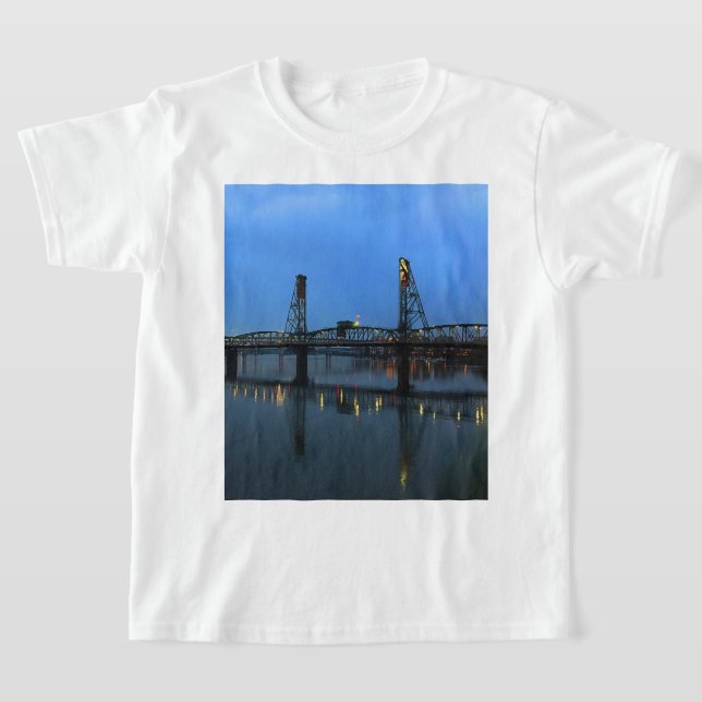 Portland Hawthorne Bridge #2 T-Shirt (Postura )