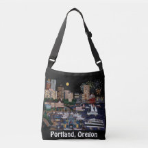 Portland @ Night Tote Bag