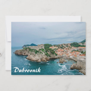 Porto de Dubrovnik e centro urbano