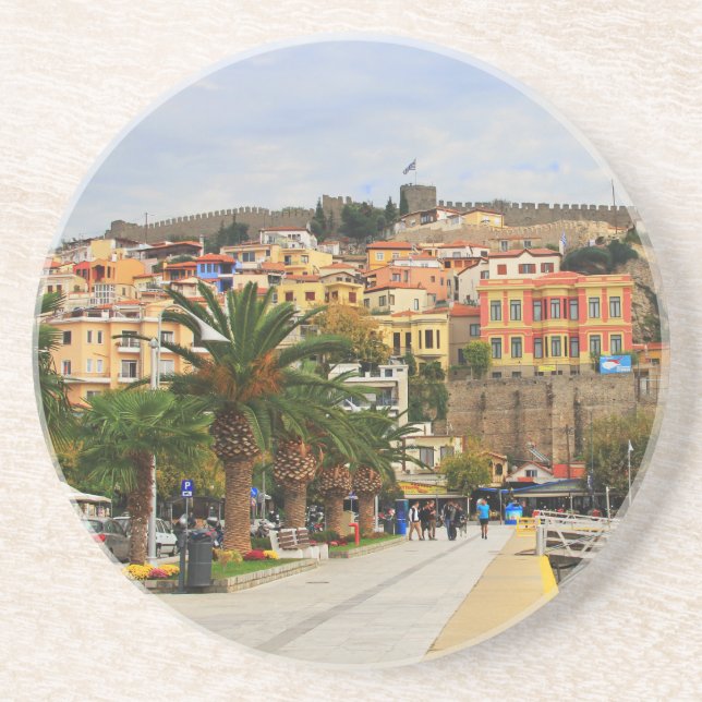 Porto de Kavala, Porta copos redonda Grécia (Frente)