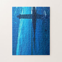 Porto de Portsmouth - quebra-cabeça azul