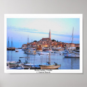 Porto de Rovinj, poster de Croatia