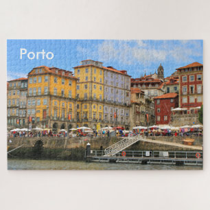 Porto: Portugal, docas e edifícios Quebra-cabeça d