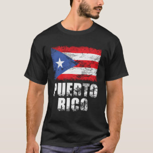 Porto Rico Bandeira Longa Shirt Boricua T-Shirt