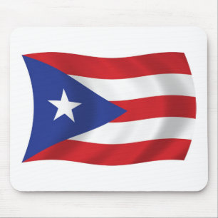 Porto Rico Flag Mousepad
