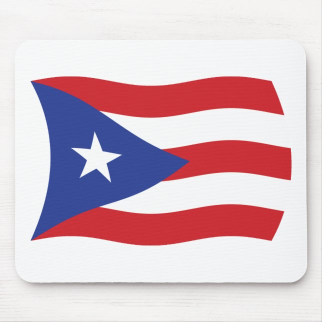 Porto Rico Flag Mousepad (Frente)