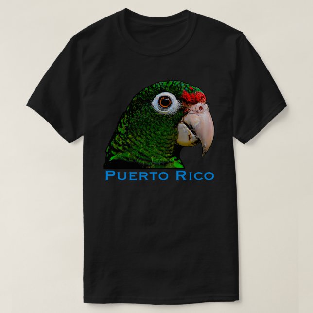 Porto Rico Parrot T-Shirt (Frente do Design)