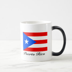 Porto Rico sinaliza a mudança de cor da caneca mág