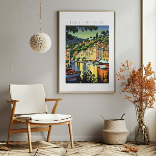 Portofino Itália Impressão de Arte Cênica
