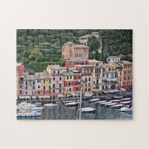 Portofino romântico - quebra-cabeça italiano