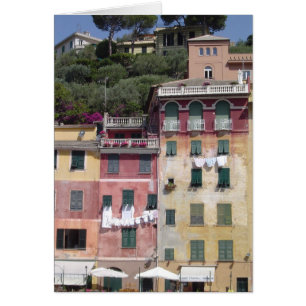 Portofino, vazio de Italia todo o cartão da