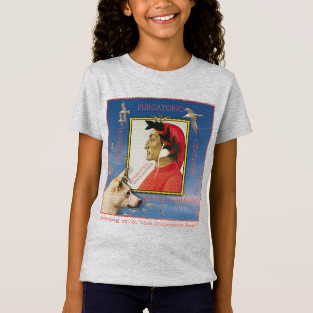 Posando com camiseta de Dante Alighieri (Frente)
