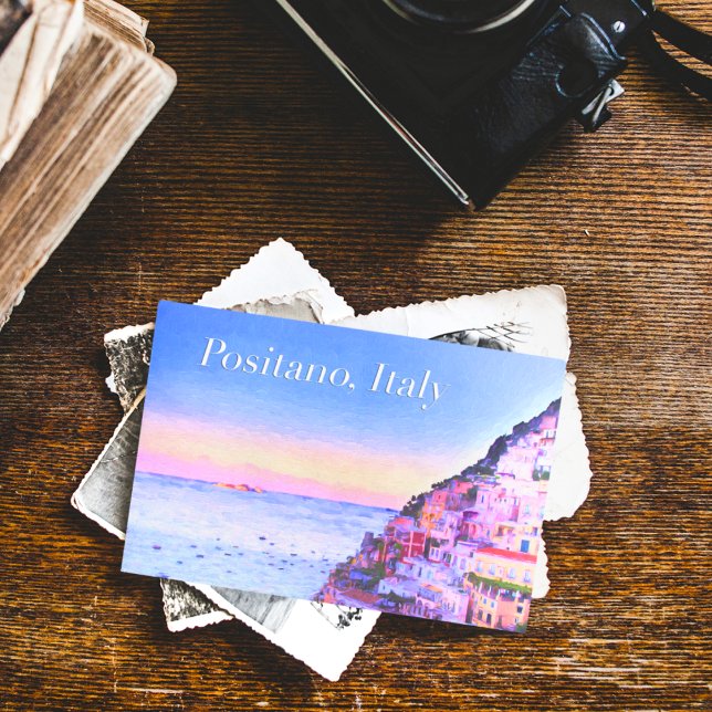Positano, Itália Cartão postal sunset (Criador carregado)