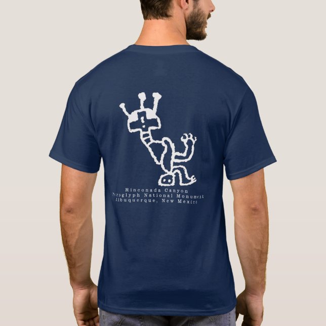 Possível Kachina Petroglicph T-Shirt (Verso)