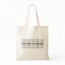 Posso carregar minha própria bolsa - Tote de Rival