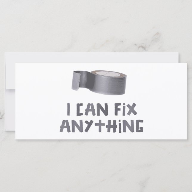 Posso consertar qualquer coisa com fita adesiva (Frente)