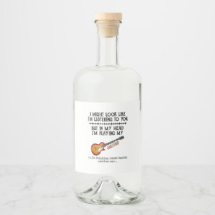 Posso parecer que estou te ouvindo, mas na minha