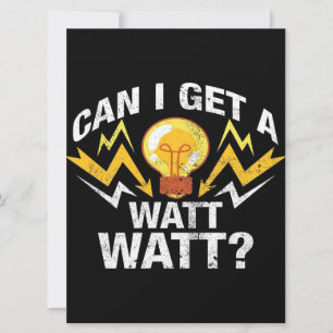 Posso pegar um Watt Watt? - Elétrico Engraçado