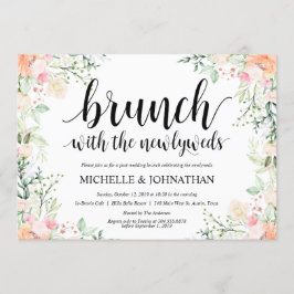 Posta Floral de Jardim Elegance Convites de Brunch