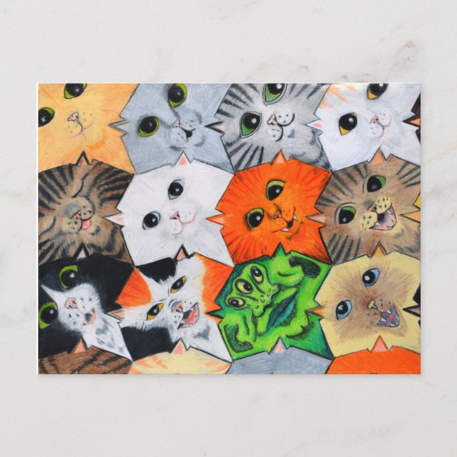 Postal A alienígena entre nós cartão (Frente)