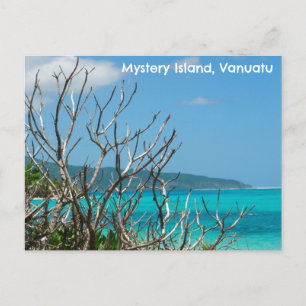 Postal A Ilha Misteriosa do Cartão Postal, Vanuatu.