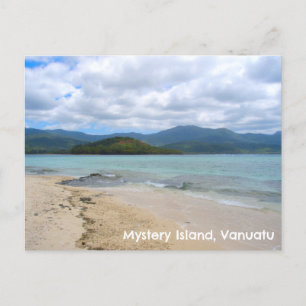 Postal A Ilha Misteriosa do Cartão Postal, Vanuatu.