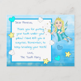 Postal Adicione o nome do seu filho a este Cartão de fada