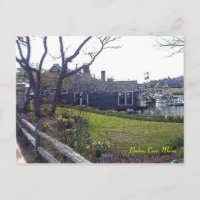 Angra de Perkins, Ogunquit, Maine - cartão