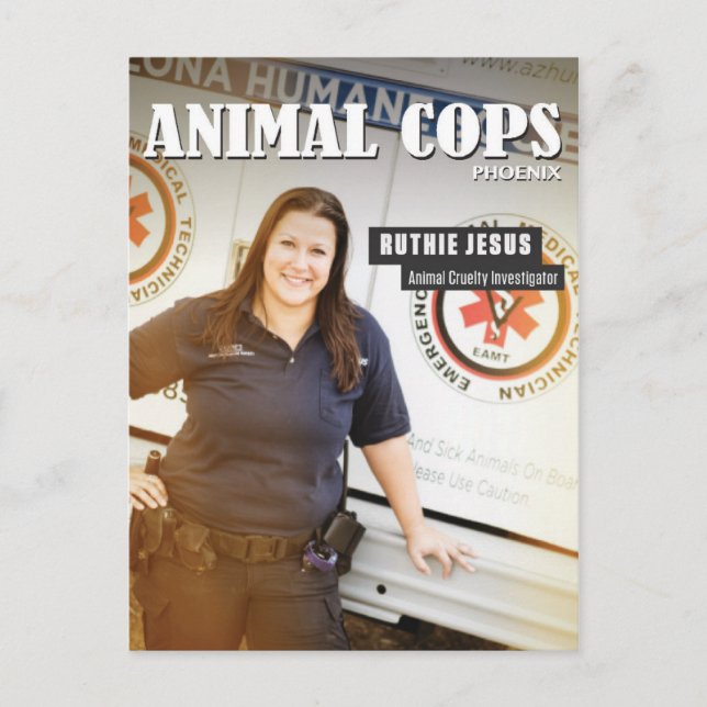 Postal Animal Cops Phoenix: Cartão de Posto Ruthie (Frente)