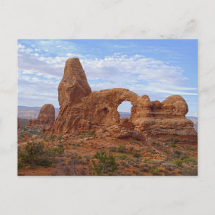 Postal Arco Turret, Parque Nacional Arches, Utah Cartão P
