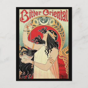 Postal Art Nouveau Cartão postal: "Bitter Oriental"