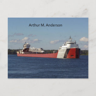 Postal Arthur M. Anderson Cartão de posto