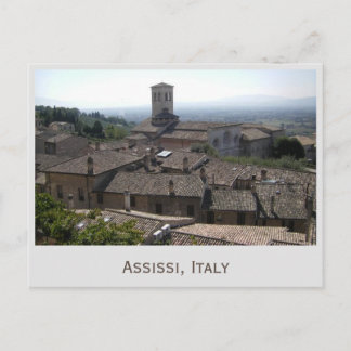 Postal Assissi, cartão da foto de Italia