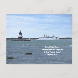 Postal Aventuras para Qualquer Um Ponta Orient, LI Cartão