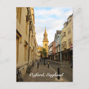 Postal Biblioteca do Lincoln College, Oxford, cartão post