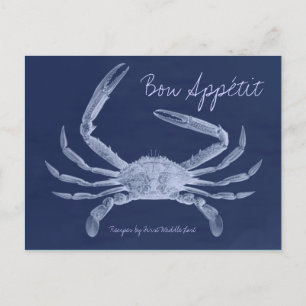 Postal Bon Appétit King Crab Receita Cartão