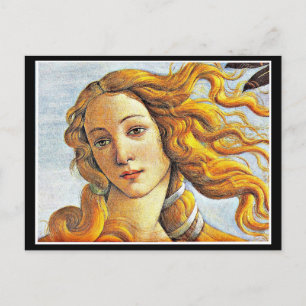 Postal Botticelli, Cartão de Posto de Pintura de Vênus