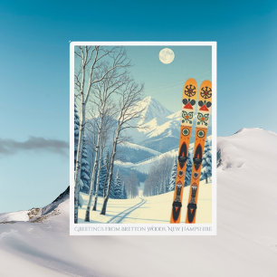 Postal Bretton Woods, New Hampshire ski area Cartão posta