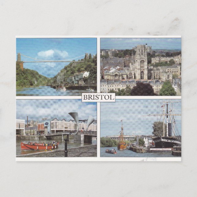 Postal Bristol - cartão (Frente)