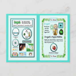 Postal Brogach - Cartão de Comércio de Bromo