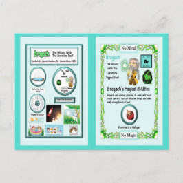 Postal Brogach - Cartão de Comércio de Bromo