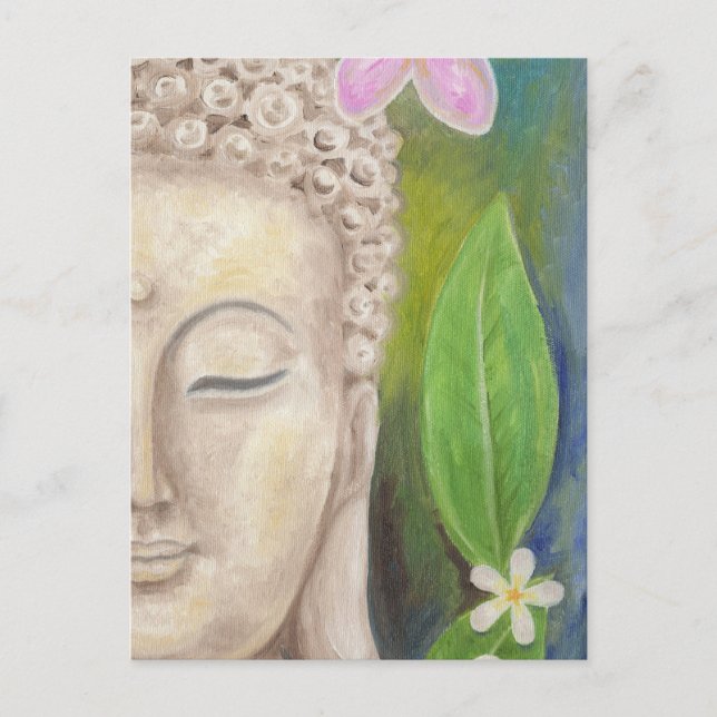 Postal Buddha enfrenta o cartão (Frente)