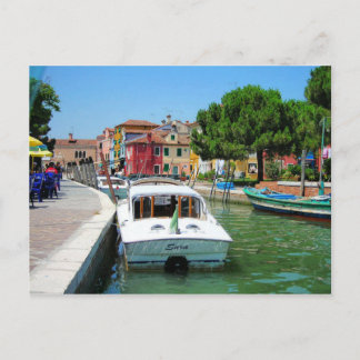 Postal Burano, cartão de Italia